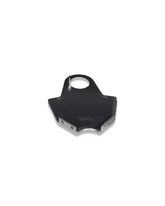 End plate for AM feed trough with covering EV1500-2/a-EU72